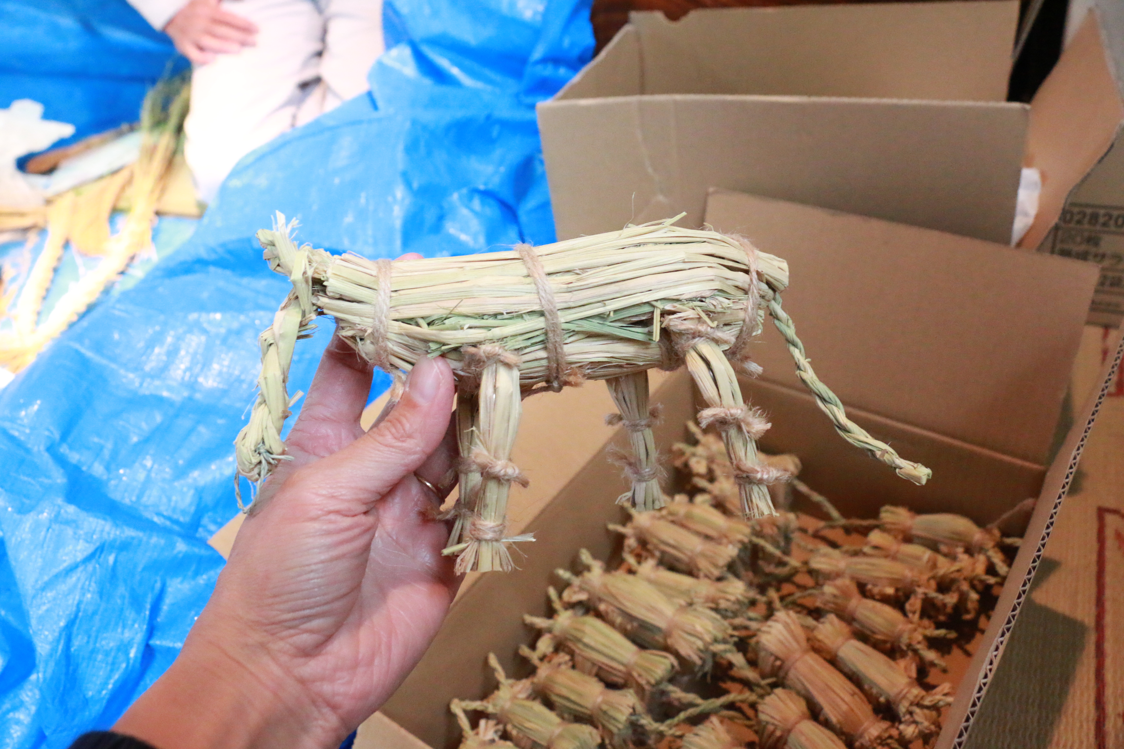 新登場！藁細工の牛 – Nowvillage